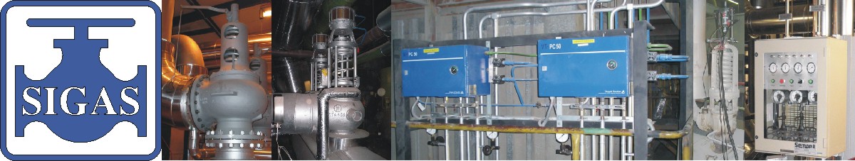 Servis pojistných ventilů, Sempell, Bopp und Reuther, Bopp & Reuther, SIGAS - servis, montáže, údržba pojistných ventilů řízených i přímočinných, servis řídících přístrojů, 
